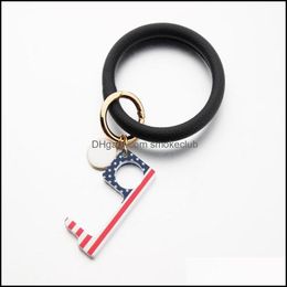 Bracelet Anti-Epidemic Door Opener Edc Pendant Key Chains Contactless Elevator Button Tool Non-Contact Handle Brass Gri 2 J2 Drop Delivery 2