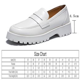 Shoes Women Spring 2022 New Genuine Leather Loafers Girls Fashion British Style Student Shoes Women