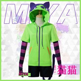 Anime Sk8 The Infinity Character Kyan Rekichinen Miya Cat Wear Skateboard Costume Cosplay Costume Anime Game Role Playing J220720