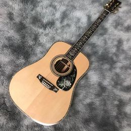 types of cherries UK - Hand made Acoustic guitar D 100 All wood Rosewood Fingerboard Real Abalone Inlay Support customization 252Q
