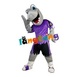 Mascot doll costume 1058 Sport Grey Shark Mascot Costume For Adults Fancy Dress Christmas Halloween