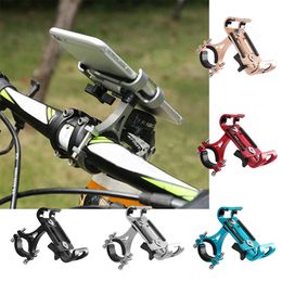Full Metal Aluminium Alloy Cell Phone Holder for Bicycle Motorcycle Mountain Bike Mobile Stand for iPhone Xs Max X 8 Note9 Note8 Huawei P20