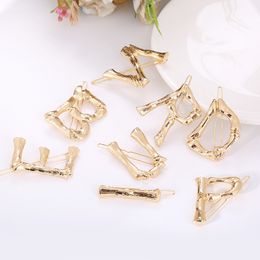 A-Z 26 Letters Hair Clips For Women Hair Accessories Fashion Metal Geometry Hairpins Girls Gothic Barrettes Headwear