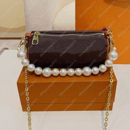 Flowers Leather Shoulder Bag Letters Vintage Baguette Bags Mini Wallet Luxury Designer Crossbody Women Travel Outdoor Packs Shopping