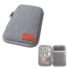Cosmetic Bags & Cases Travel Kit Small Bag Mobile Phone Case Digital Gadget Device USB Cable Data Organiser Inserted Storage