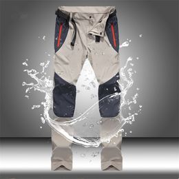 Men's Cargo Pants Waterproof Breathable Outdoor Quick Dry Joggers Spring Summer Casual Male Solid Tactical Long Trousers 220325