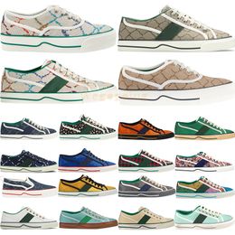 Tennis 1977 Sneaker Designer Shoes For Men Women Flats Flatform Low Canvas Denim 77 Multi Beige Ebony Black White Green Floral Letters Outdoor Trainers