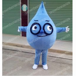 halloween Water Drop Mascot Costumes Cartoon Mascot Apparel Performance Carnival Adult Size Promotional Advertising Clothings