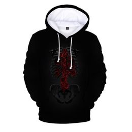 Men's Hoodies & Sweatshirts Plus Size Funny Unisex Characters Full Printed Oversized Pullover Men Women Skull Cool Hoody TopsMen's