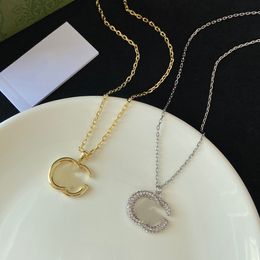 European and American alphabet necklace retro fashion high-end quality collarbone chain 2 Colours optional fast delivery