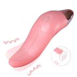 Tongue Licking Vibrator G spot Vibrating Clitoral Stimulator Sex Toys for Women Nipple Vagina Vibrators Female Masturbators