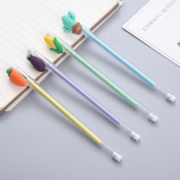 Gel Pens 40 Pcs Vegetable Neutral Pen Simplified Style Students Use Stationery Wholesale Creative Cute And Beautiful Pen.