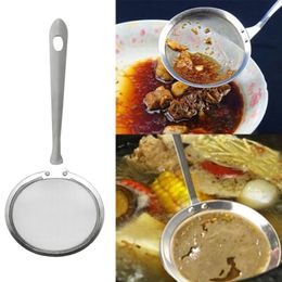 cooking grease Canada - Cooking Utensils Super Thick Japanese Hot Pot Filter Soup Skimmer Spoon Mesh Percolator Strainer Fat Oil Skim Grease Foam