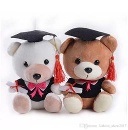 Brinquedos de pelúcia de pelúcia bonito brinquedos macios sênior ângulo ursos crianças decoração decoração graduação bebê boneca brinquedo