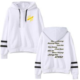 Women's Hoodies & Sweatshirts Print ATEEZ Sweatshirt Boys/Girls Kpop Hoodie A TEEnager Z Women Long Sleeve Pullover Casual ClothesWomen's