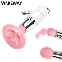 WAKEWAY 3 In 1 Clitoris Stimulator Nipple Stimulation Massager Powerful Vibration Erotic sexy Toys Female Couple/Adult Game