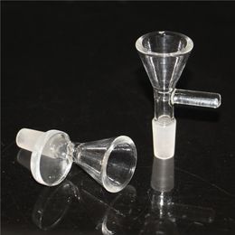 Hookah Glass bowl Male Joint smoking Handle Beautiful Slide bowls piece smoke Accessories For Bongs Water Pipes