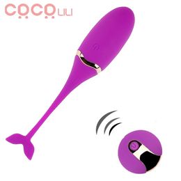 Sex toy Toy Massager cocolili Vibrating Egg Remote Control Vagina Vibrators Cone Ball g Spot Massage Usb Rechargeable Jumping Toys for Women D2H4