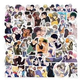 50Pcs Mixed boy love Male protagonist anime sticker Graffiti Kids Toy Skateboard car Motorcycle Bicycle Sticker Decals Wholesale