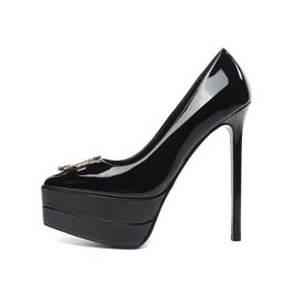 Women's Shoes Spring Summer 2024 Elegant Fashion Women Super High Heel Shoe Sandals Flip-Flops Metal dress shoes
