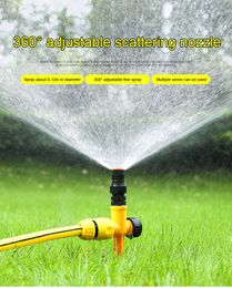 360 Degree Automatic Sprinkler Lawn Irrigation Head Adjustable Spray Nozzles Roof Cooling Sprinkler Industry Garden Supply