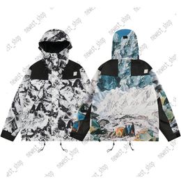 designer giacca da uomo vento a vento cappotto abbigliamento autunno di lusso Colore patchwork casual classico Snow Mountain streetwear Outwear da baseball