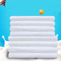 Blank Polyester Cotton Towel Sublimation White Towels DIY Microfiber Cloth for Man Woman Home Bathroom Supplies