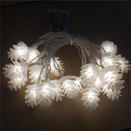 Strings Holiday Light LED String 3m 20leds Colourful Pine Cone Christmas Tree Decoration Indoor Outdoor Fairy StringLED StringsLED