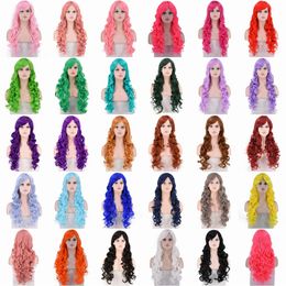 Romance Weave Wigs Deep Wave Long Curly Bangs Long Synthetic Wig