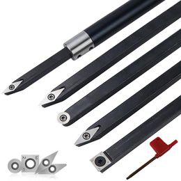 Professional Hand Tool Sets Woodworking Turning With Carbide Alloy Insert Cutter Aluminium Handle For Rotary Lathe Tools ToolsProfessional