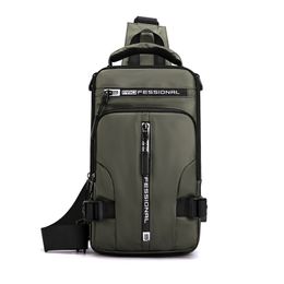 HBP Newest Men's Multi-function Chest Bag Fashion Leisure Single Shoulder bag Waterproof Space Of Cloth Small Backpack
