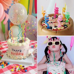 Candles Children's Party Birthday Candle Baking Cake Dessert Color Decoration Pencil Letter Makaron Twist Thread Lovely CandleCandles