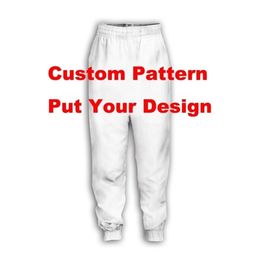 Customize Personalized DIY 3D All Printed Trousers Men Women Sweatpants Casual Long Pants Joggers Cool Sports Samurai 220708