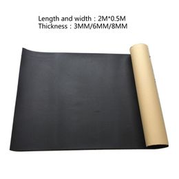 Other Interior Accessories 1 Roll 200cmx50cm 3mm/6mm/8mm Adhesive Closed Cell Foam Sheets Soundproof Insulation Home Car Sound Acoustic Ther