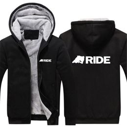 Men's Hoodies & Sweatshirts Ride Bike Design Motorcycle 2022 Men's Biker Life Winter Hight Quality Thicken Parkas Hooded Jacket Warm Cas