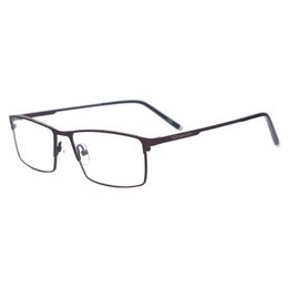 Fashion Sunglasses Frames TendaGlasses Metal Full Rim Glasses Men Rectangle Prescription Eyeglass For Optical Lenses Myopia And ReadingFashi