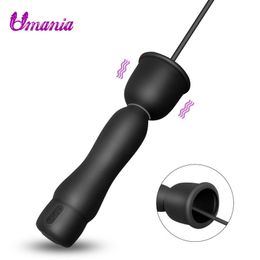 Urethral Vibrators 15 Modes Catheter Vibrating Penis Plug Male Masturbator Urethral Sound Penis Dilator Sex Toys for Men MX191228