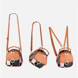 Evening Bags Women Multi-Function Small Bagpack Ladies Mini Backpack PU Leather Shoulder Bag For Teenage Female BackpackEvening
