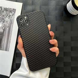 Cool Carbon Fiber Pattern Soft Cases For iPhone 13 Pro Max 12 11 Camera Lens Protect Cover