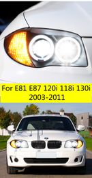 Headlight LED For E81 E87 120i 118i 130i 2003-2011 Car Headlights DRL Xenon Bulb Turn Signal High Beam Daytime Light