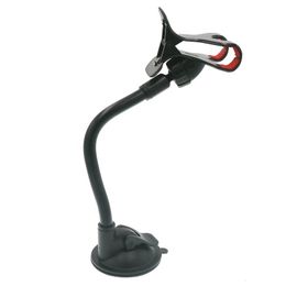 Gooseneck car phone holder mount suction cup Soft tube Mobile Dashboard holders with strong Long arm rotateable universal