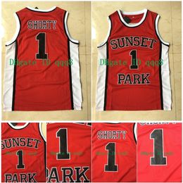Nik1vip Top Quality 1 1 Fredro Starr Shorty Jersey Sunset Park Movie College Basketball Jerseys White Red 100% Stiched Size S-XXXL