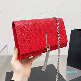 2022 Messenger Bag Woman Handbag Classic Chain Crossbody Bags Flap Coin Purse Shoulder Bag Clutch Wallets Sacoche Multi Pochette Metal Let