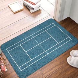 Carpets Tennis Court Blue Doormat Bathroom Modern Soft Living Room Home Mat Anti-slip Floor Rug Bath