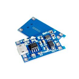 Integrated Circuits 100PCS/LOT 5V Micro USB 1A 18650 Lithium Battery Charging Board With Protection Charger Module