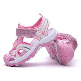 Summer Children Sandals for Girls 4 12 Years Boys Kids Beach Shoes Fashion Toddlers Sandalias EUR Size 26 37 220525