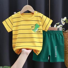 Clothing Sets Brand Designer Toddler Boy Clothes Children Baby Kids Sport Top Short Suit Outfits BabyClothing