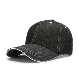 Fashion Casual Denim Hats for Men Women Classic Designer Sports Strap Back Baseball Cap Snapback Outdoor Adjustable Golf Sun Hat