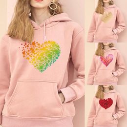 Women's Hoodies & Sweatshirts Women Couple Sweatshirt Cotton Tracksuit Sports Classic Love 2022 Winter Casual Hooded Top JumperWomen's