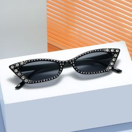 Kleine Sonnenbrille Damen Vintage Markendesigner Katzenauge Sonnenbrille Shades Weiblich UV400